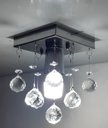 Ver imagem 3 de Lustre para Sala de Cristal Legítimo Ótima Iluminação Soquete E27 - Transparente