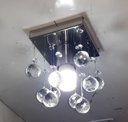 Ver imagem 1 de Lustre para Sala de Cristal Legítimo Ótima Iluminação Soquete E27 - Transparente