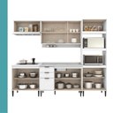 Ver imagem 6 de Armário de Cozinha Completa C Balcão Miami Essence Carraro Branco