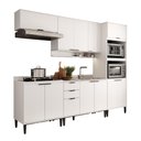 Ver imagem 2 de Armário de Cozinha Completa C Balcão Miami Essence Carraro Branco