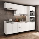 Ver imagem 1 de Armário de Cozinha Completa C Balcão Miami Essence Carraro Branco