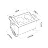 Spot de Embutir Nordecor Downlight Powerus Led Direcionável Alto Irc 90 4w Bivolt - 6