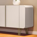 Ver imagem 4 de Balcão Buffet Saluti 4 Portas Off White - Hb Móveis