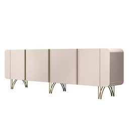 Balcão Buffet Saluti 4 Portas Off White - Hb Móveis - 1