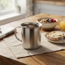 Ver imagem 2 de Caneca de Inox 650 ml para Bebidas Quentes e Geladas Grande
