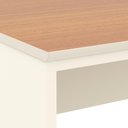 Ver imagem 4 de Conjunto de Escritório 4 Peças Smart Office 2 Mesas e 2 Aparador Buffet - Off White e Cedro