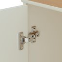 Ver imagem 7 de Conjunto de Escritório 4 Peças Smart Office 2 Mesas e 2 Aparador Buffet - Off White e Cedro