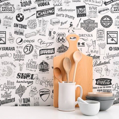 Papel de Parede para Cozinha Gourmet - Le Point