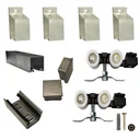 Ver imagem 4 de Kit Porta Madeira Frisada 4022 - 90x210 + Trilho Correr 1,80 Natural + Brinde