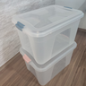 Kit 3 Organizador Plástico Grande  Box Transparente 56 Litros - 2