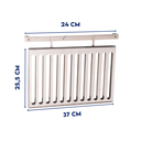 Ver imagem 3 de Escorredor de Louças Dobrável Suspenso de Parede Inox Haus