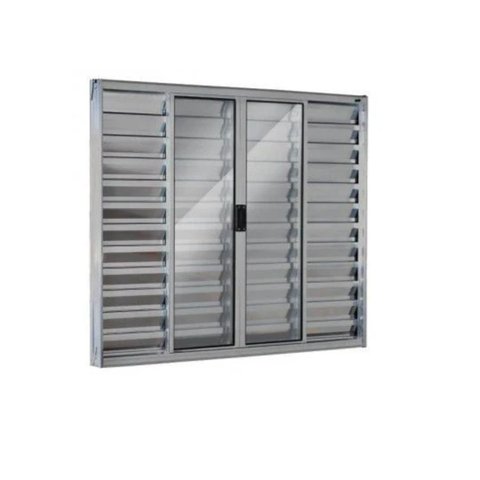 Janela Veneziana 6 Fls 100x120 sem Grade Brilhante