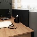 Ver imagem 2 de Painel Divisor de Mesa 110cm Me4183 Preto Tecnomobili 2023 Móvel na Caixa