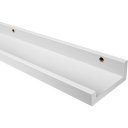 Ver imagem 4 de Kit 2 Prateleiras para Quadros e Livros 70cm X 12cm