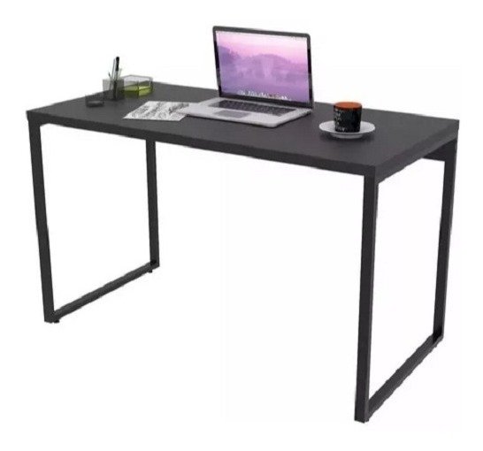 Mesa Para Escritório Office Estilo Industrial 1,20m Kuadra - 2