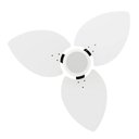 Ver imagem 4 de Ventilador de Teto Com Controle Remoto Natuvent Dahlia Led 3 Pás Madeira Branco 6500k Branco Frio, L