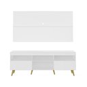 Ver imagem 3 de Rack com Painel Tv até 65" e Pés Retrô Flórida Multimóveis