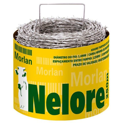 Arame Farpado Nelore 1,60mm X 250m 1076 Morlan