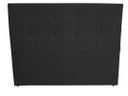 Ver imagem 1 de Cabeceira De Cama Box Luiza Casal 140cm X 106cm Suede Preto Ms Decor