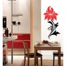Adesivo de Parede Planta Floral em 2 Cores Lindo Decoração - 1
