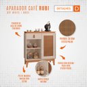 Ver imagem 5 de Aparador Café com 01 Gaveta Rubi Off White com Noce - Casa D