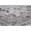 Ver imagem 3 de Tapete Funcional Sala / Quarto Medalhao - Tamanho 200 X 250 Cm - Cor Cinza/ Azul Claro - J. Serrano