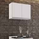 Ver imagem 2 de Armário Aéreo de Cozinha Lavanderia 02 Portas Eva 80 Cm L06 - D'rossi