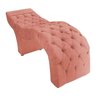 Maca Estofada Capitonê Clínica Salão Estética Suede Marta:Coral - 1