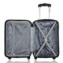 Ver imagem 3 de Mala de Bordo 10kg Viagem Rígida Rodas 360º Abs Cadeado Segredo Gladiador A2mb:cinza