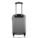 Ver imagem 4 de Mala de Bordo 10kg Viagem Rígida Rodas 360º Abs Cadeado Segredo Gladiador A2mb:cinza