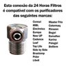 Conexão Purificador Agua Compatível Esmaltec Ibbl +canopla - 6