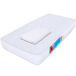 Colchão BF Mini Cama Infantil Montessoriana Espuma D18 + Lençol Avulso com Elástico Percal 180 Fios Ant