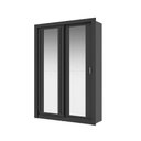 Ver imagem 3 de Guarda Roupa Solteiro 2 Portas Darvi com 2 Espelhos Carraro Preto Touch