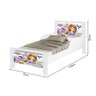 Mini Cama de Criança Infantil Adesivada Sofia - 3