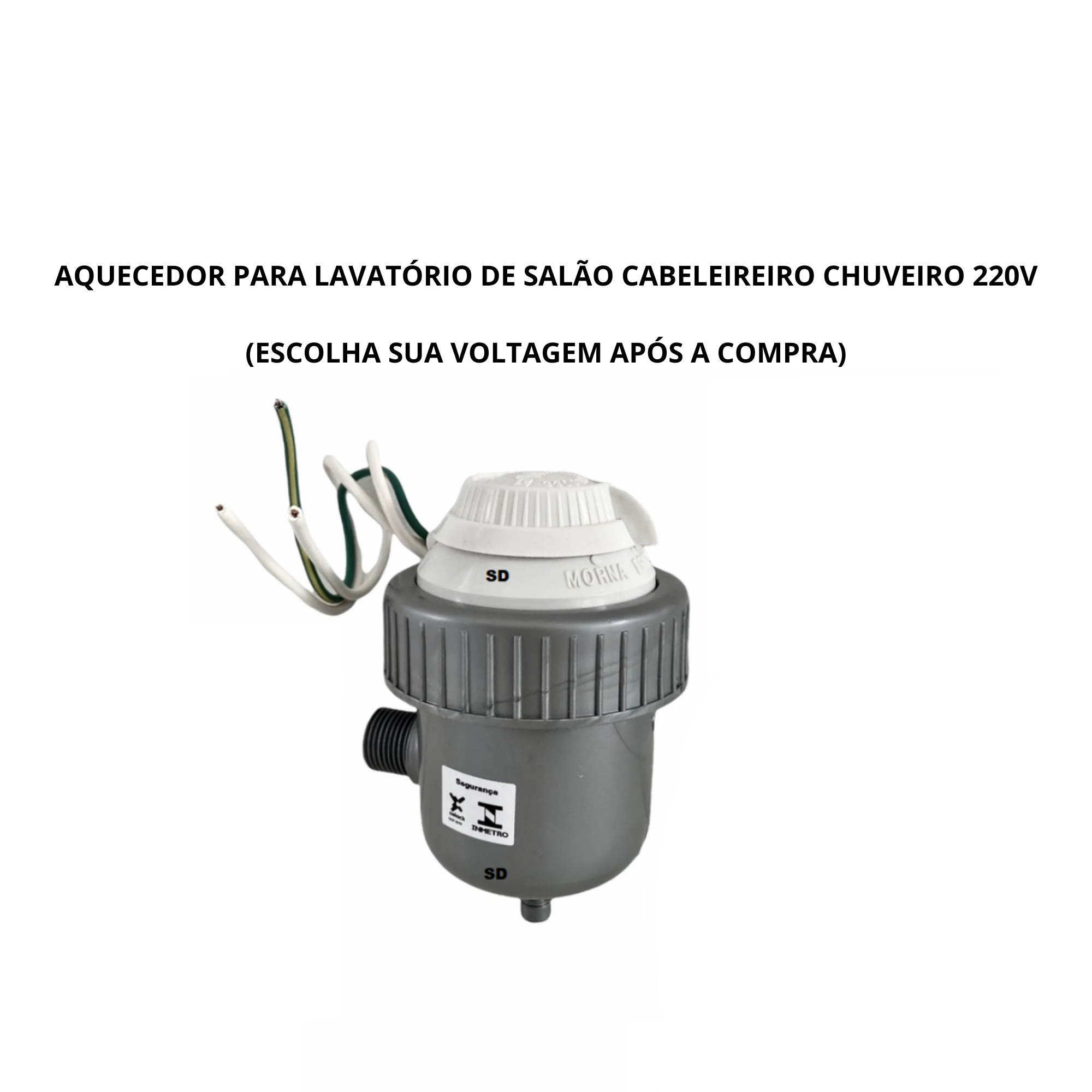 Kit Salão Preto Lavatório Portátil + Cadeira Fixa +aquecedor - 4