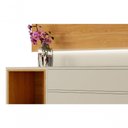 Ver imagem 4 de Rack com Painel Horizon 1.8 com Led Off White com Nature - Moveisaqui