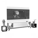 Ver imagem 6 de Rack com Painel Horizon 1.8 com Led Off White com Nature - Moveisaqui