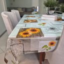 Ver imagem 1 de Toalha de Mesa Estampada 4,0x1,4m Protetora Transparente 05