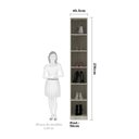 Ver imagem 3 de Guarda-roupa 1 Porta 40cm Prime Plus Luciane