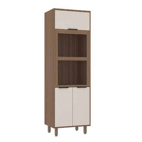 Paneleiro Torre Quente 70cm 3 Portas com Espaço para Forno e Micro-ondas Aspen Luciane Móveis