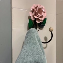 Cabide de 2 Ganchos em Ferro / Porta Toalha 2 Ganchos em Ferro / Varias Cores:rosa - 4
