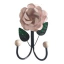 Ver imagem 1 de Cabide de 2 Ganchos em Ferro / Porta Toalha 2 Ganchos em Ferro / Varias Cores:rosa