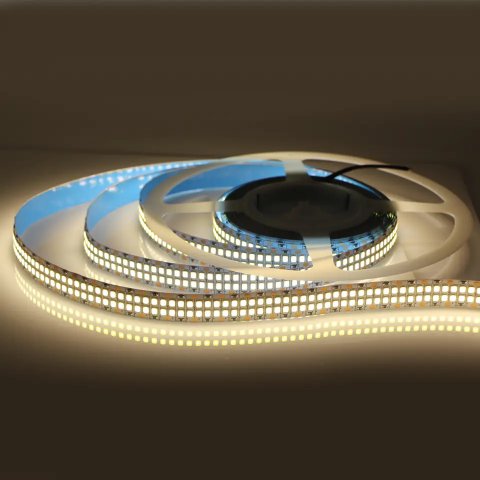 Fita Led Dupla 3528 480 Led’s 5 Metros 40w Ip20 12v 4000k