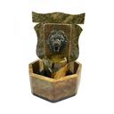 Ver imagem 3 de Fonte de Água Cascata Pedra Sabão Leão Chafariz Decoração São José