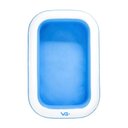 Ver imagem 4 de Piscina Inflável Retangular Azul 100 Litros Pvc Vg+