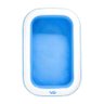 Piscina Inflável Retangular Azul 100 Litros Pvc Vg+ - 4