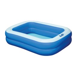 Piscina Inflável Retangular Azul 100 Litros Pvc Vg+ - 1