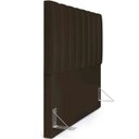 Ver imagem 3 de Cabeceira Cama Box Casal Dubai 1,40cm - Suede Marrom