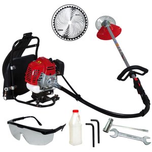 Roçadeira Costal Kawashima KW2600C Linha Premium 25,4cc 2 Tempos Motor M2600 Com Lâmina de Vídia