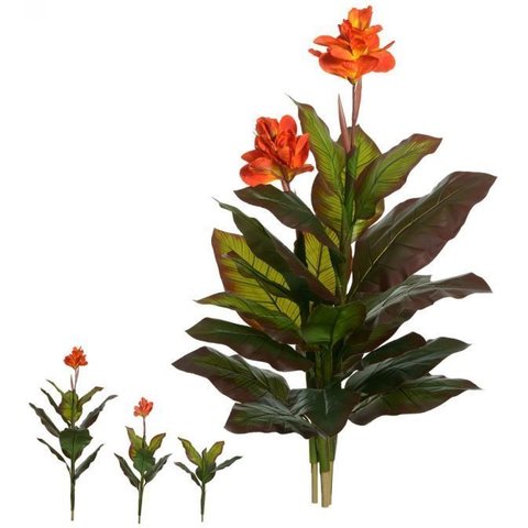 Planta Artificial Arvore Musa Real Toque X26 Verde 1,15cm